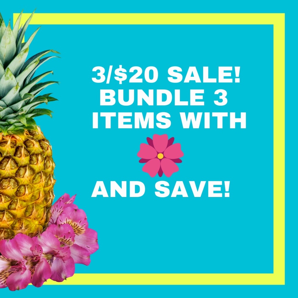 3 Items For $20 Sale with 🌺